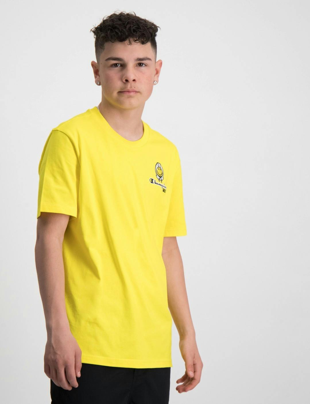 kraan ik heb het gevonden viel Geel Crewneck T-Shirt voor Jongens | Kids Brand Store