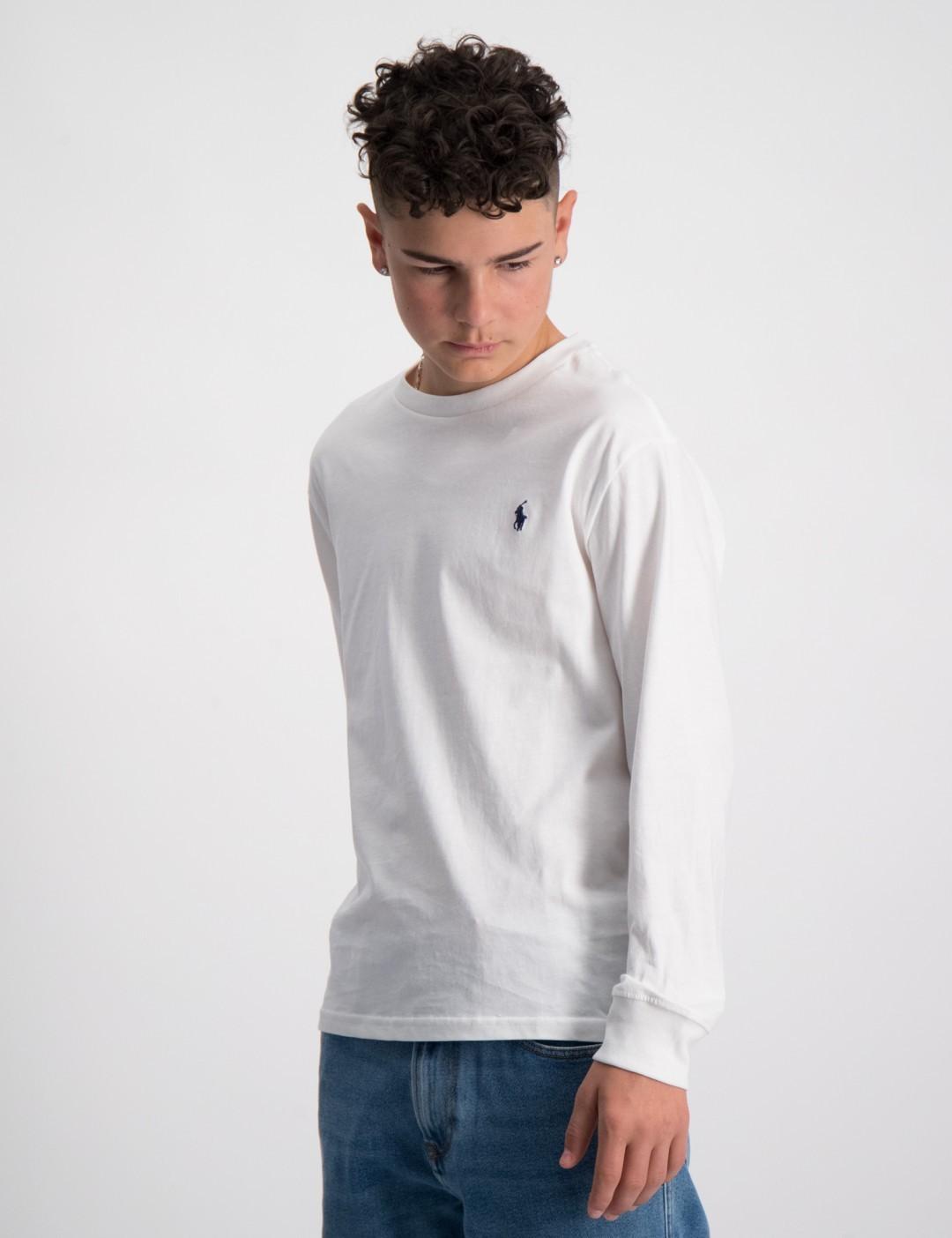 Cotton Jersey Long-Sleeve Tee