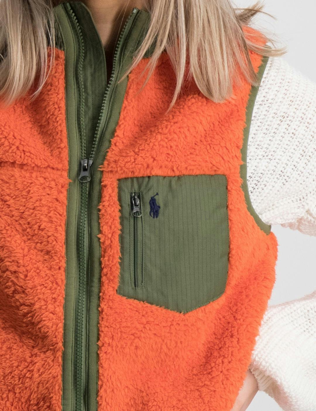 aanwijzing uit Ongewapend Oranje Teddy Fleece Vest voor Meisjes | Kids Brand Store