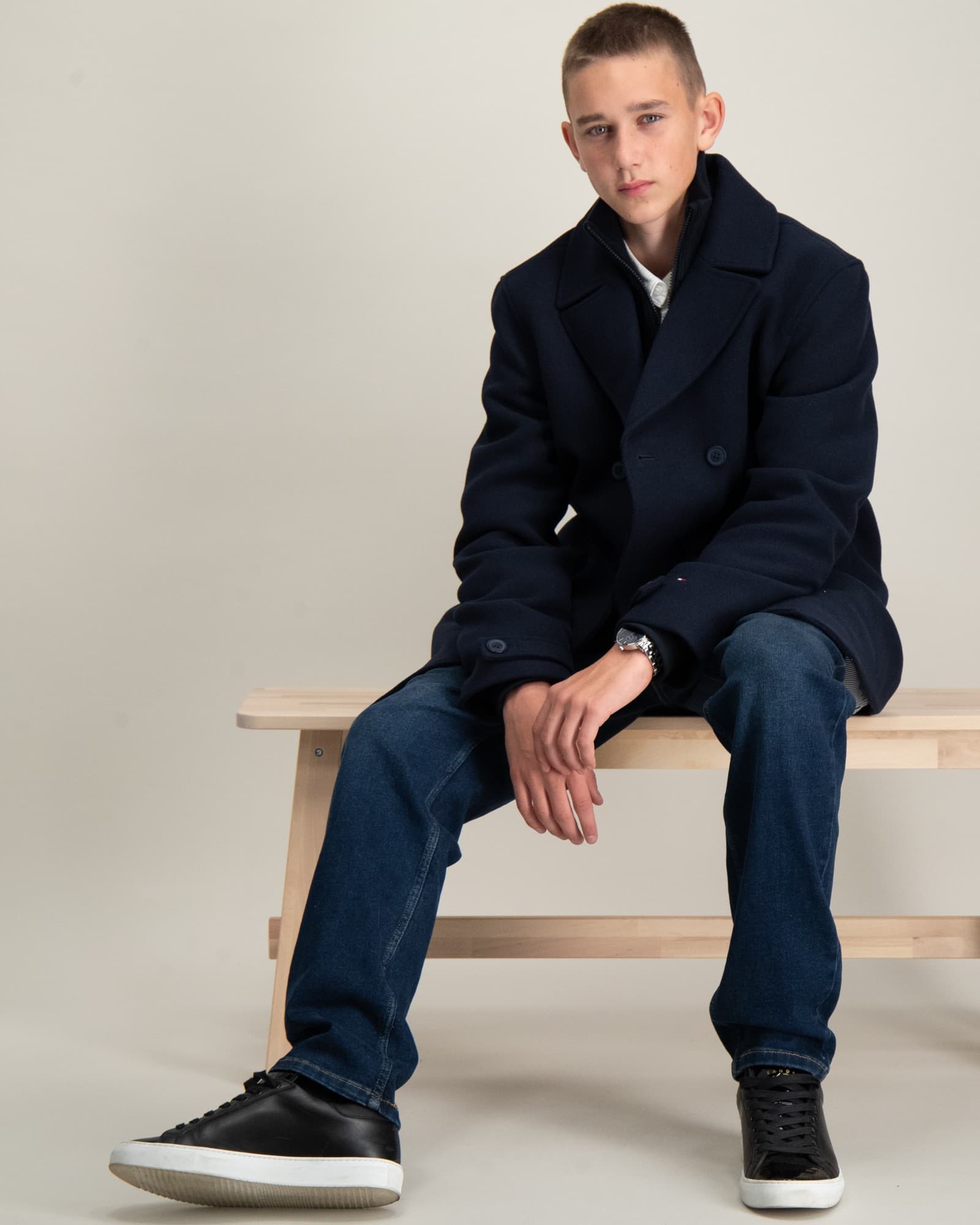 LIGHT PADDED PEACOAT