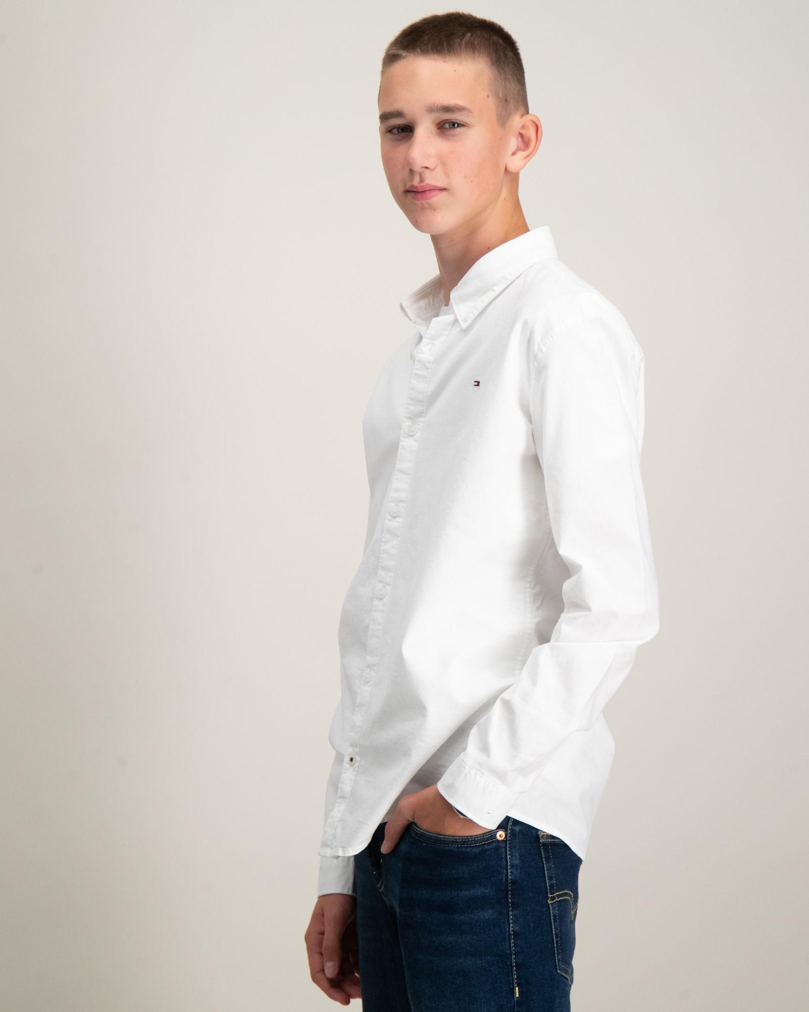 BOYS STRETCH OXFORD SHIRT L/S