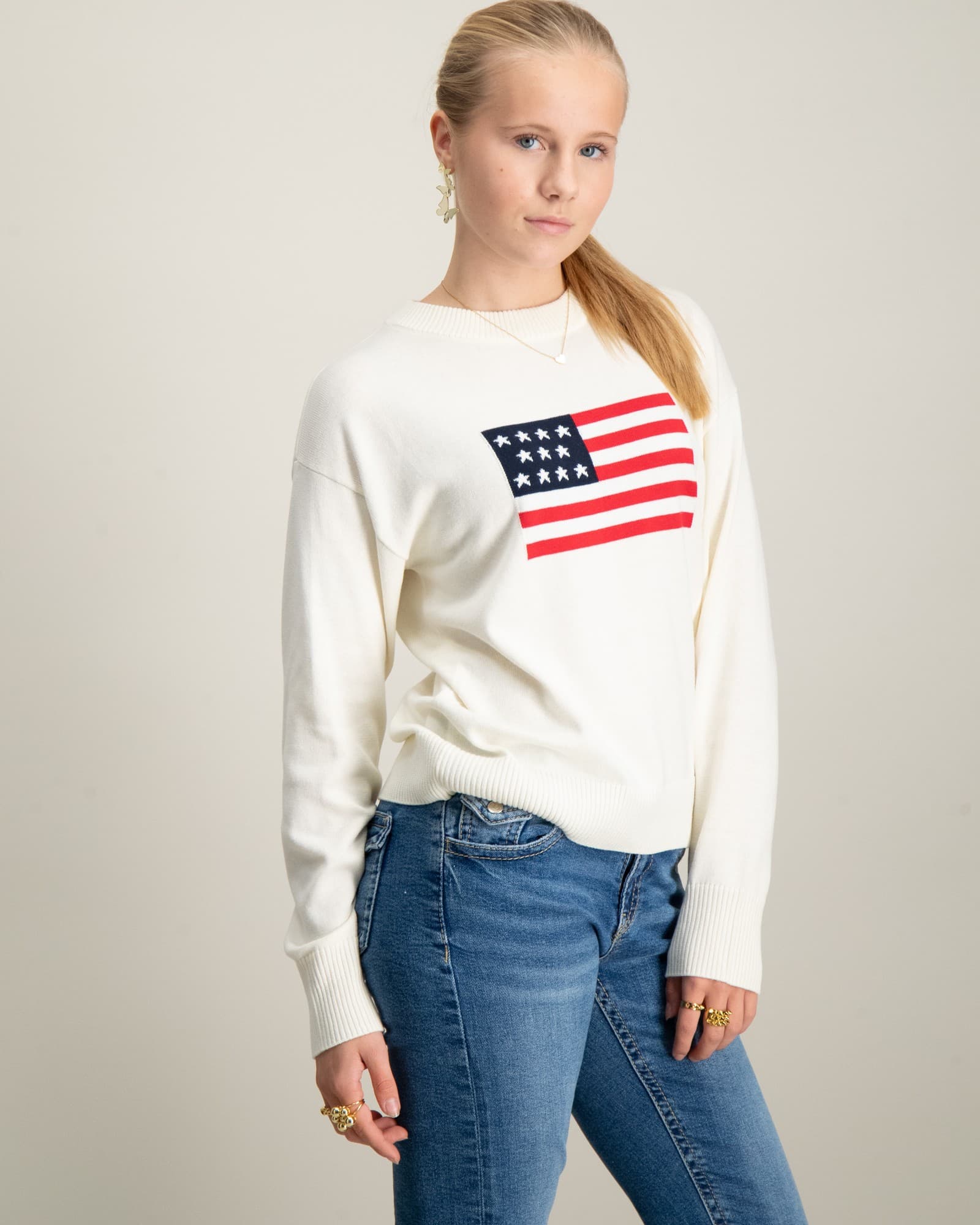 Flag Knit Sweater