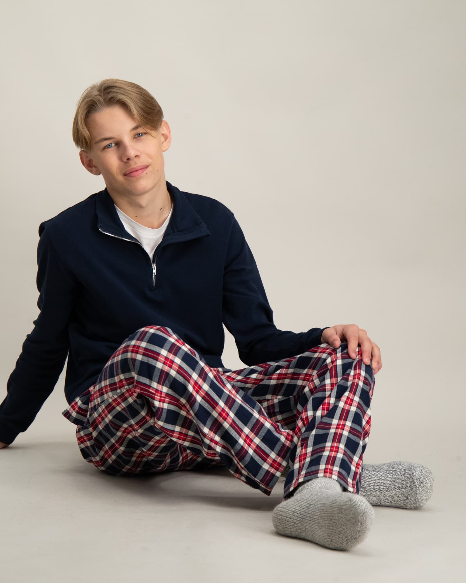 FLANNEL CHECK PAJAMA PANTS