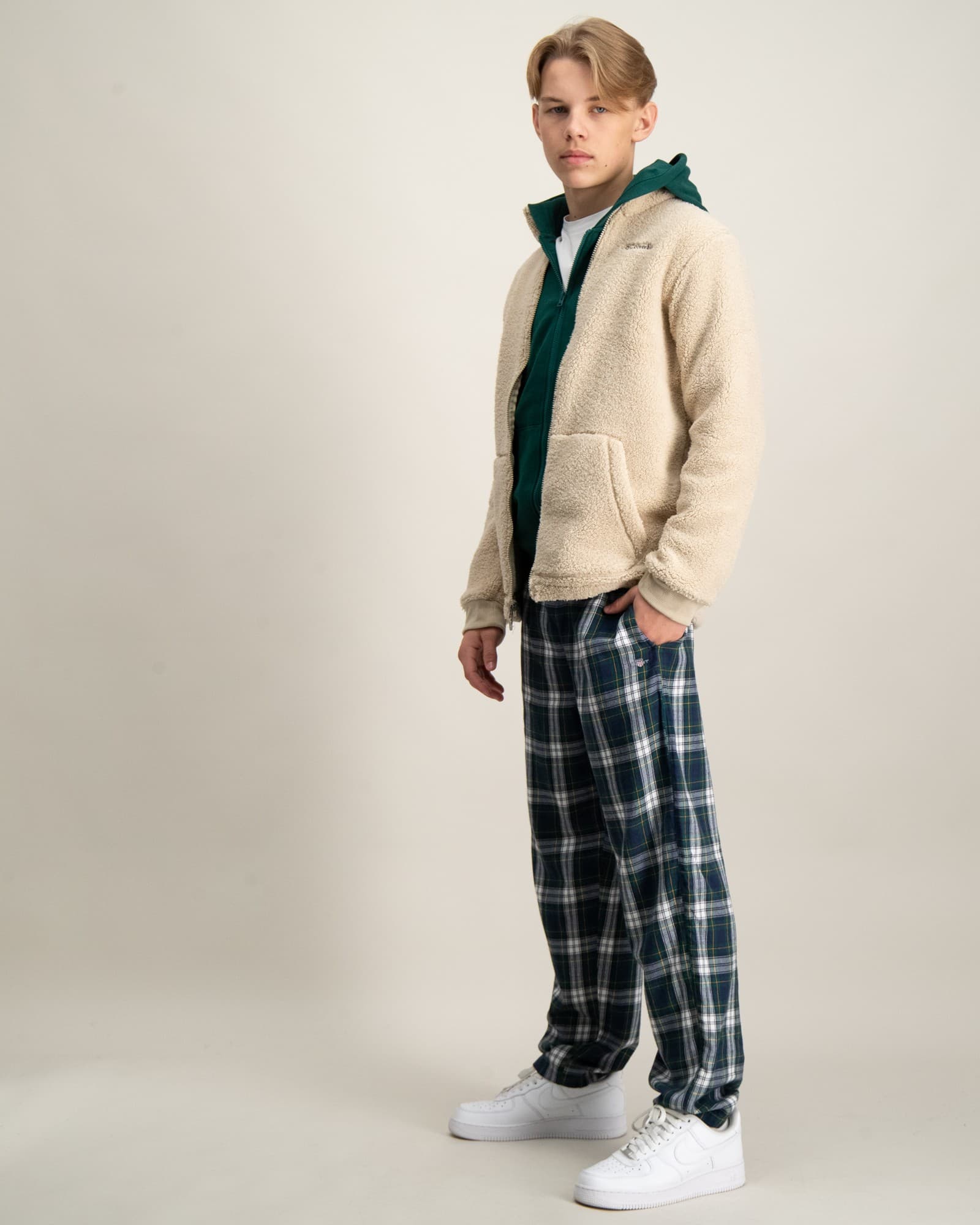 FLANNEL CHECK PAJAMA PANTS