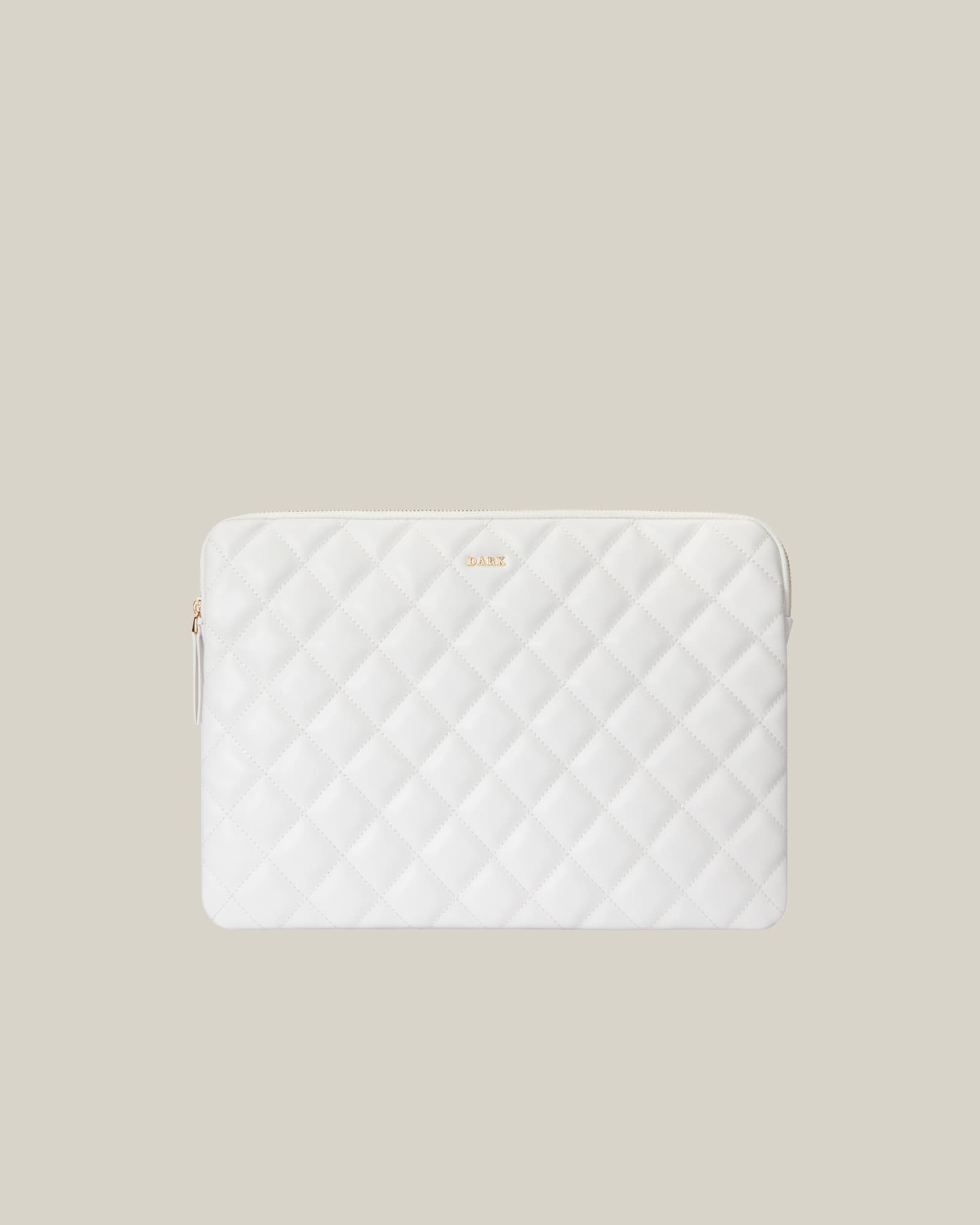 Leather Quilted Mac Cover