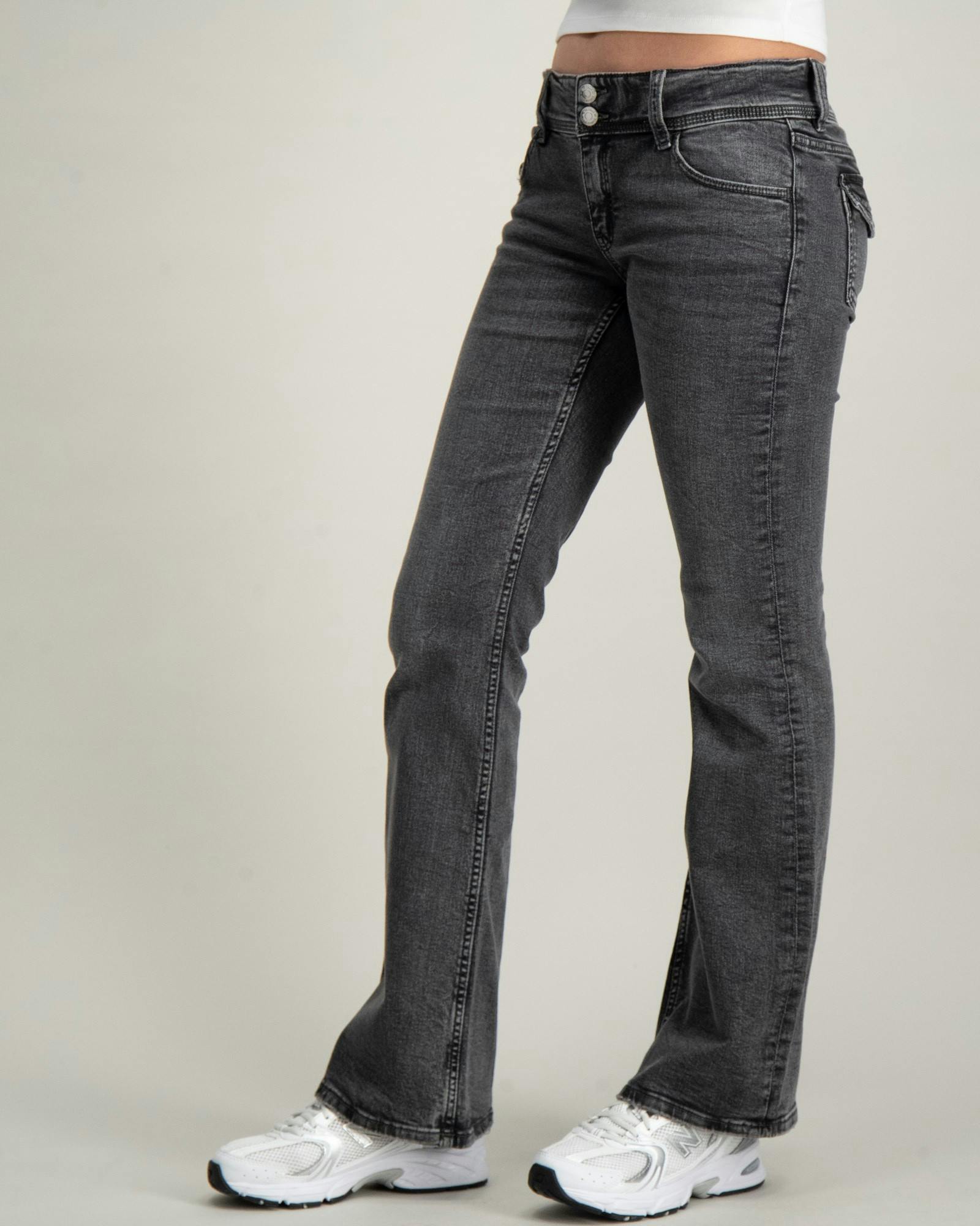 Flare pocket jeans